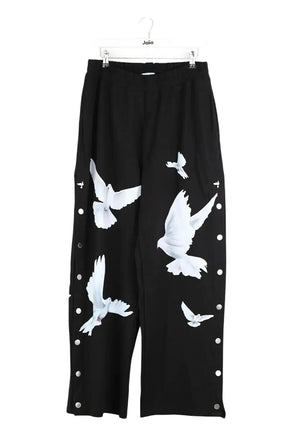 Pantalon large 3.Paradis Freedom dove Noir en Viscose, taille L - Seconde Main