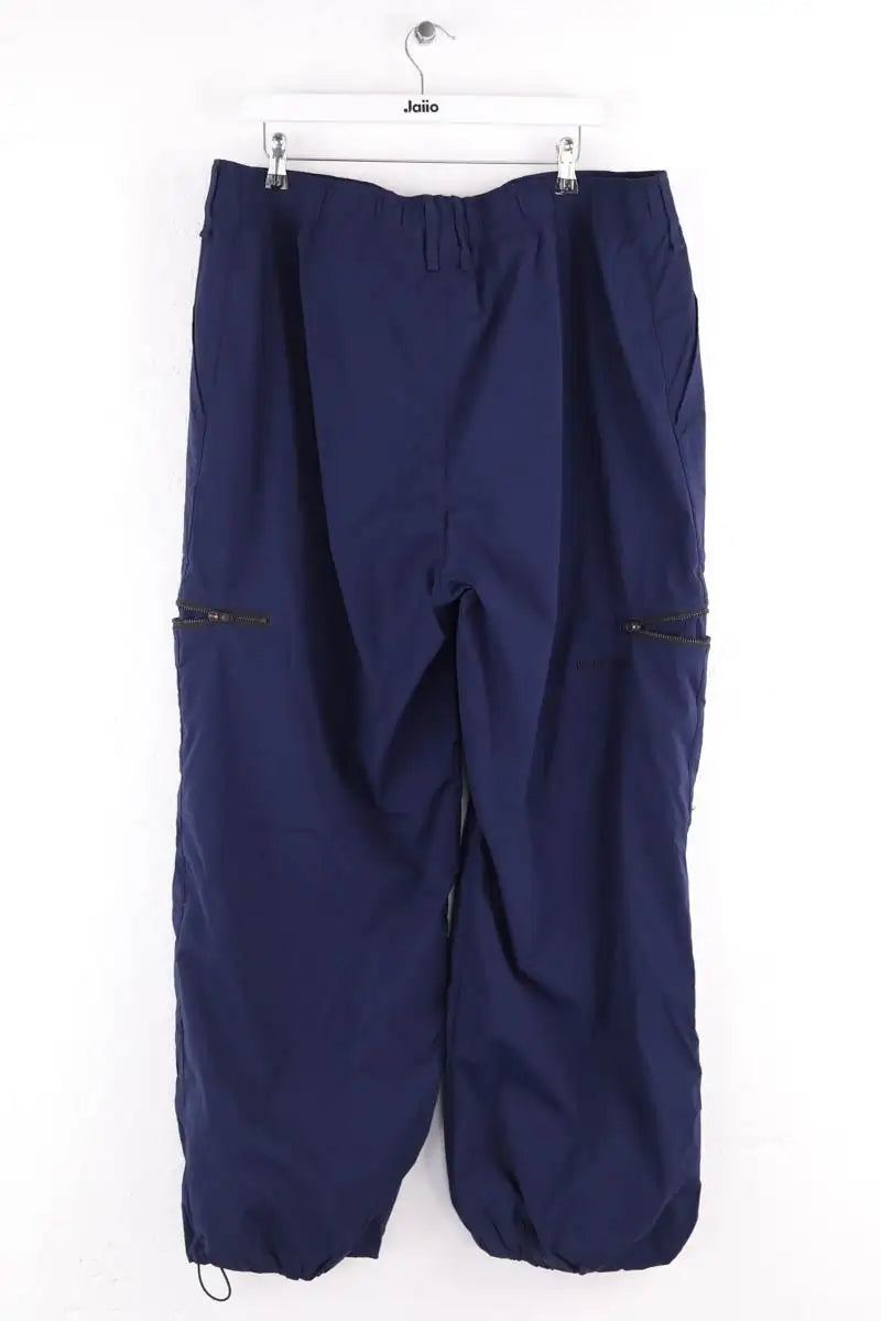 Pantalon large Adidas Bleu en Synthétique