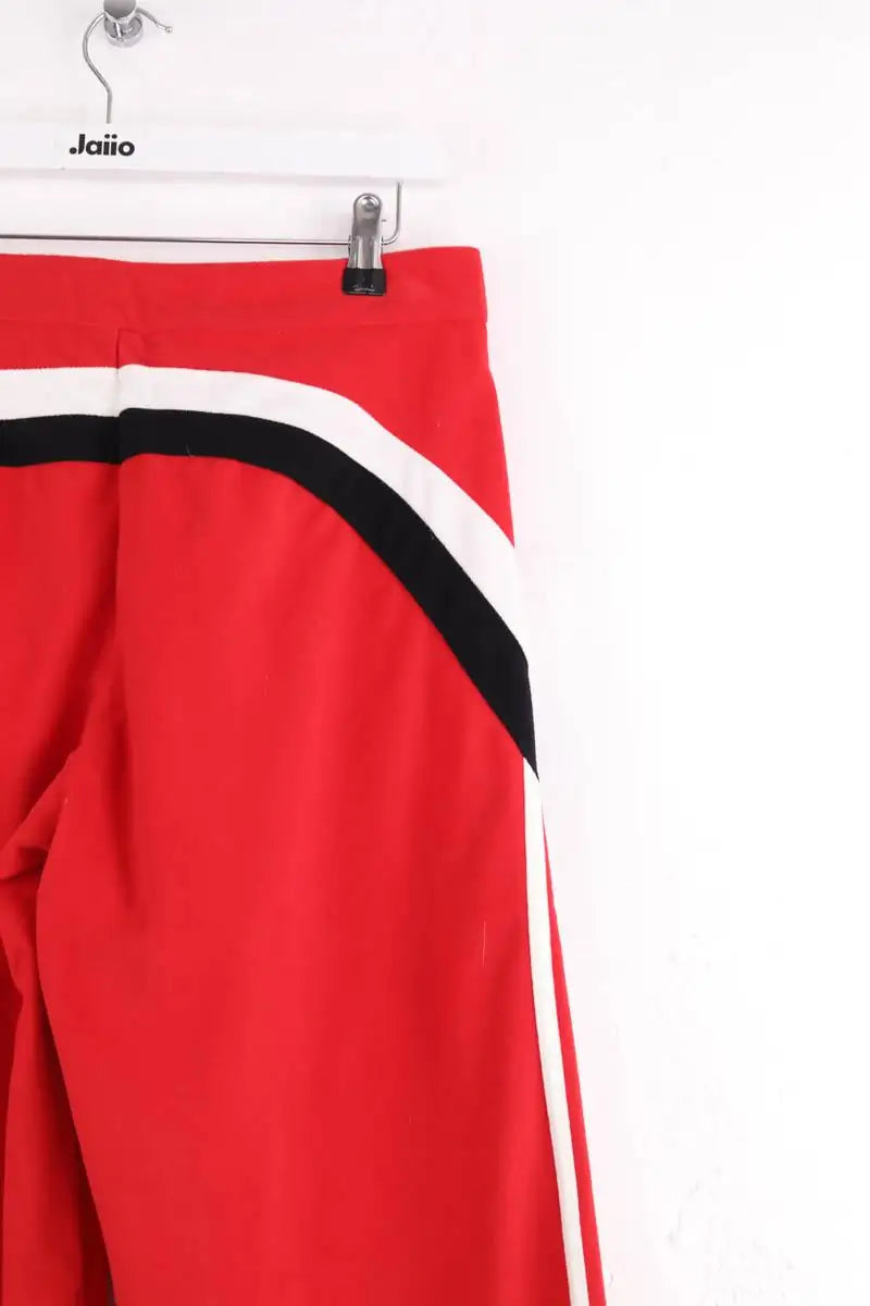 Pantalon large Adidas Rouge en Synthétique