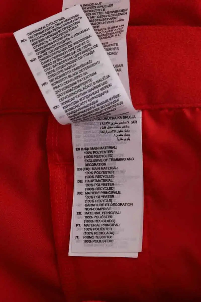 Pantalon large Adidas Rouge en Synthétique