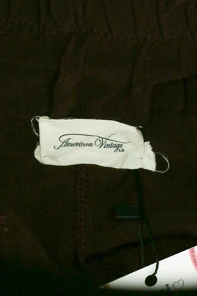 Pantalon large American Vintage Bordeaux en Viscose