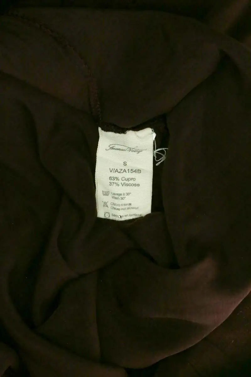 Pantalon large American Vintage Bordeaux en Viscose
