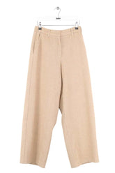 Pantalon large American Vintage Camel en Laine, taille XS - Seconde Main
