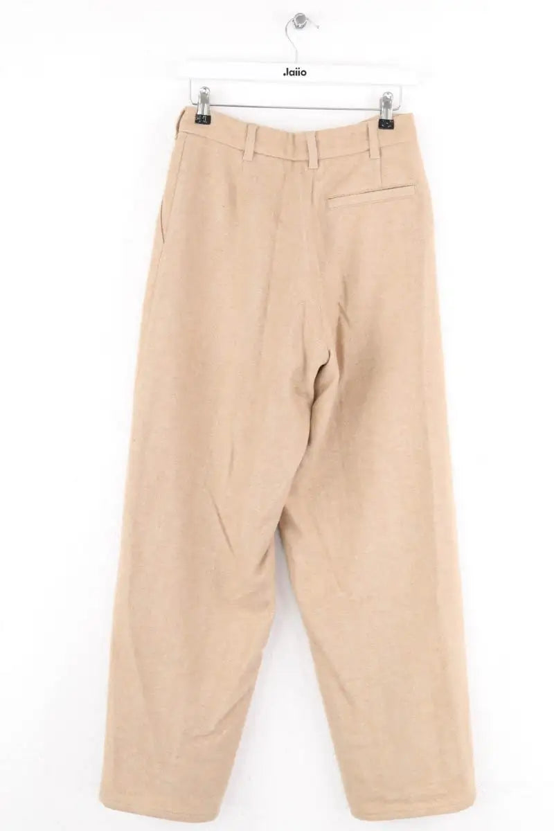 Pantalon large American Vintage Camel en Laine