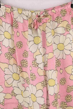 Pantalon large American Vintage Rose en Viscose