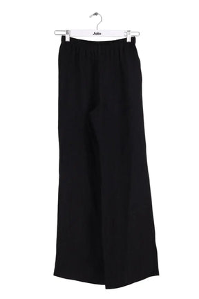 Pantalon large Anine Bing Noir en Viscose, taille XS - Seconde Main