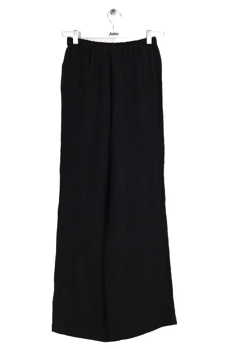 Pantalon large Anine Bing Noir en Viscose