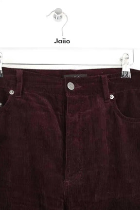 Pantalon large APC Bordeaux en Coton