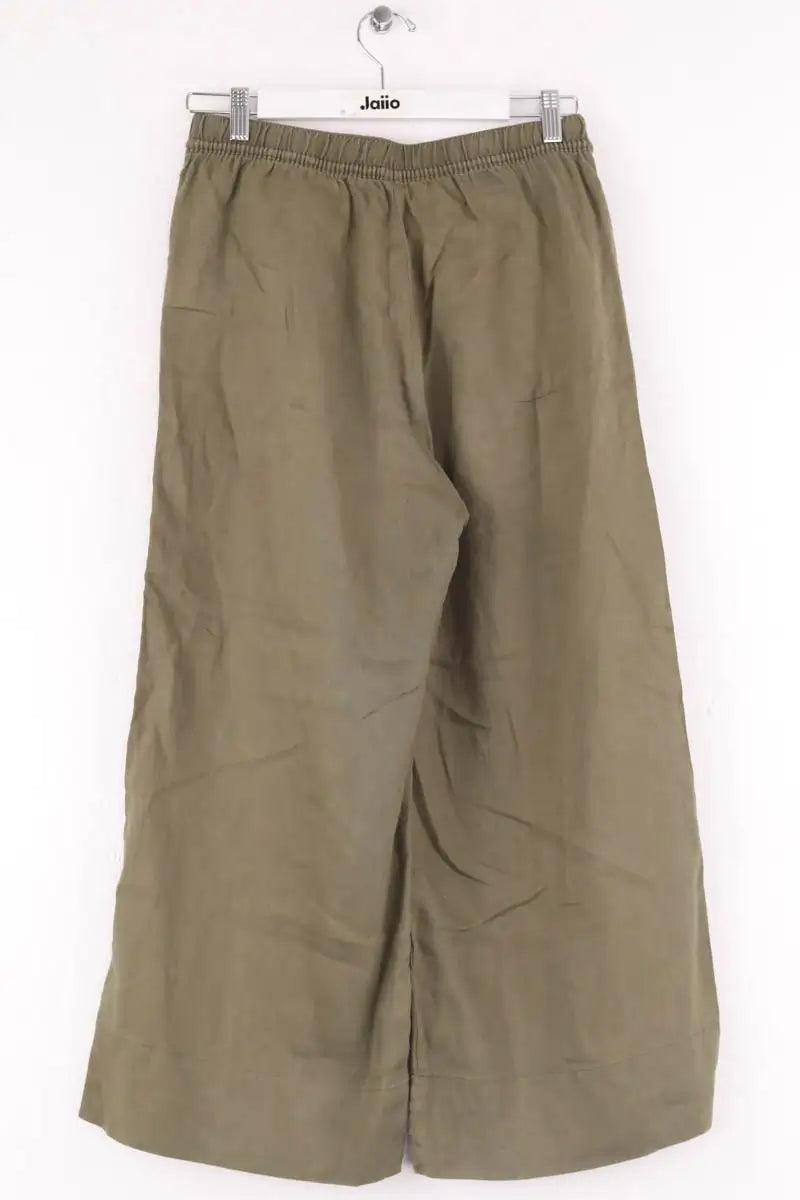 Pantalon large Arket Kaki en Lin