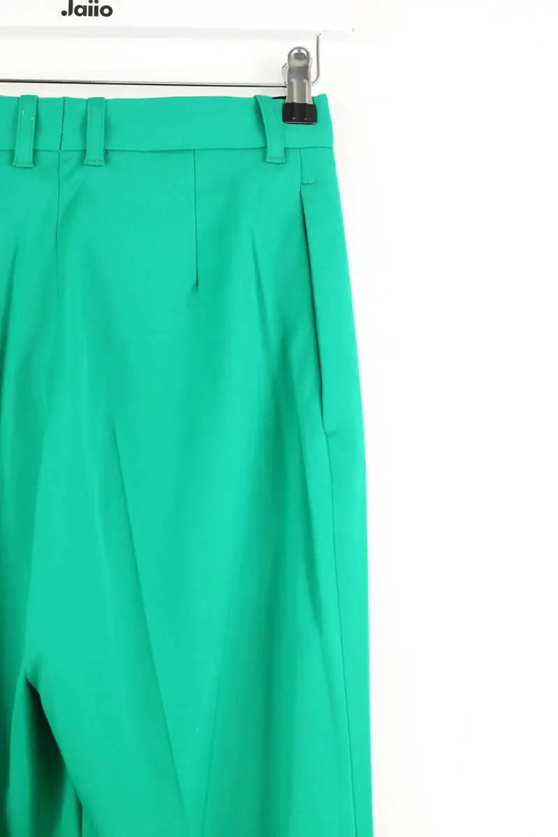 Pantalon large Balenciaga Vert en Laine