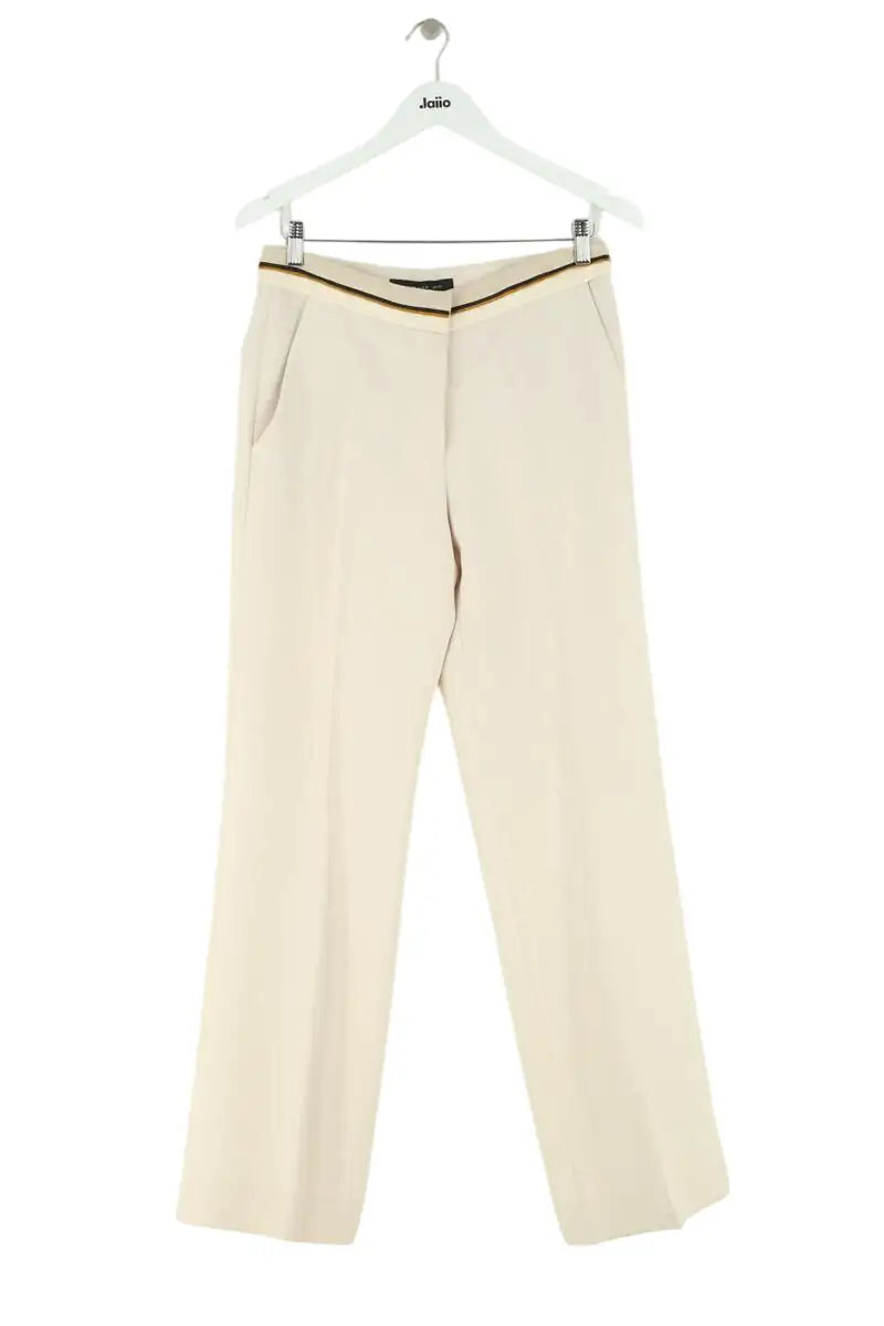 Pantalon large Barbara Bui Beige en Synthétique, taille M - Seconde Main
