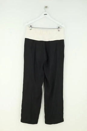 Pantalon large Barbara Bui défilé été 2015 Noir en Viscose