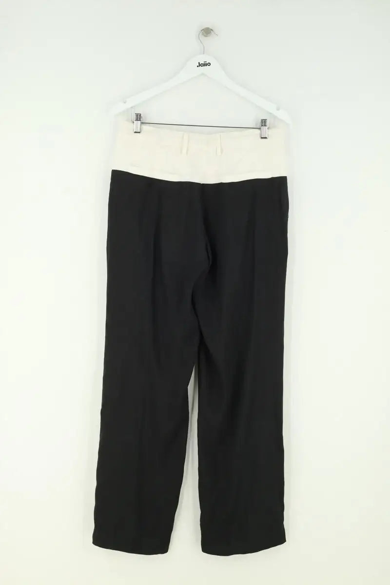 Pantalon large Barbara Bui défilé été 2015 Noir en Viscose