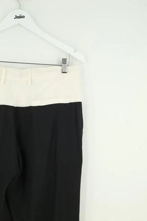 Pantalon large Barbara Bui défilé été 2015 Noir en Viscose