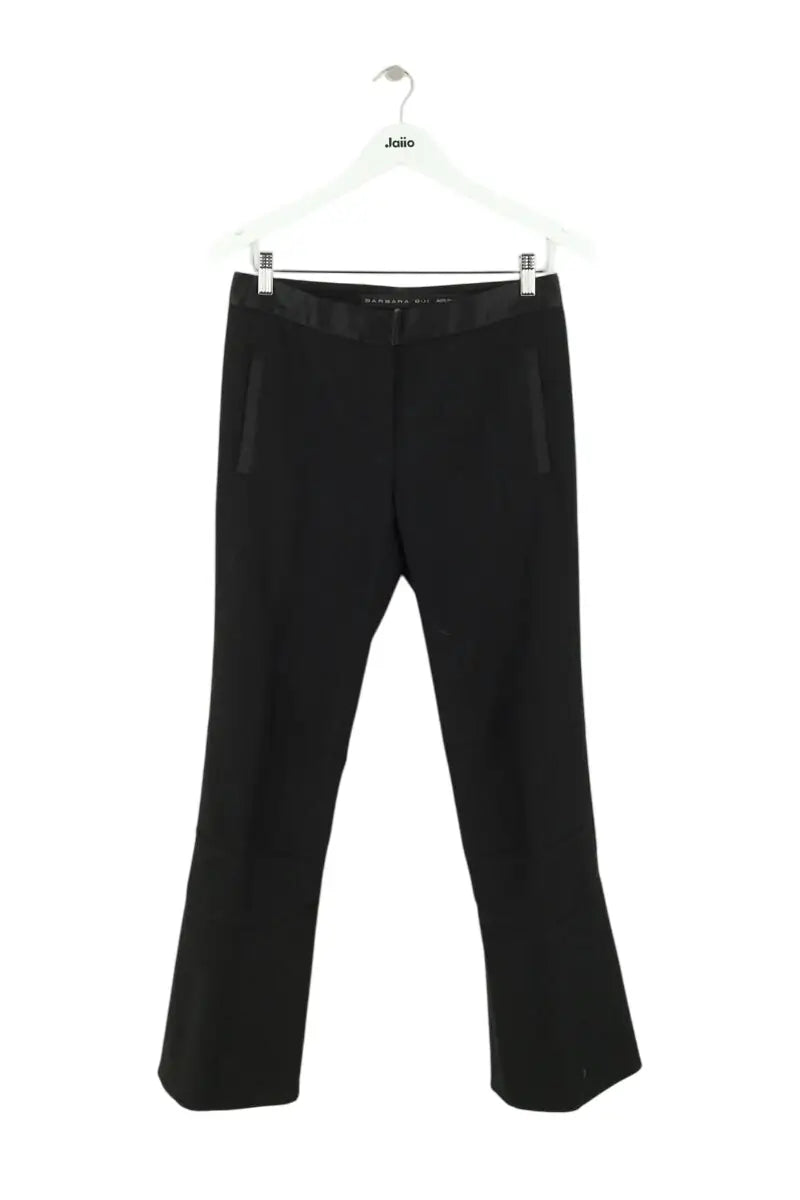 Pantalon large Barbara Bui Noir en Laine, taille L - Seconde Main