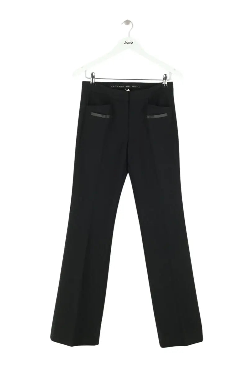 Pantalon large Barbara Bui Noir en Synthétique, taille M - Seconde Main