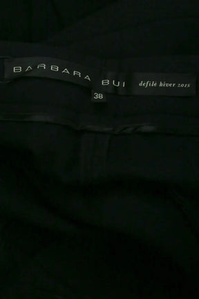 Pantalon large Barbara Bui Noir en Synthétique