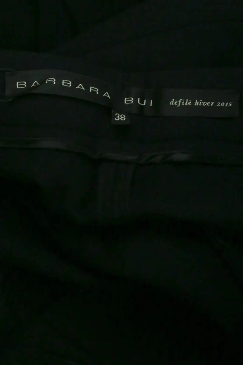 Pantalon large Barbara Bui Noir en Synthétique