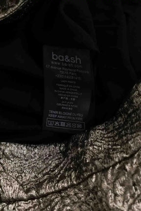 Pantalon large Ba&Sh Doré en Synthétique