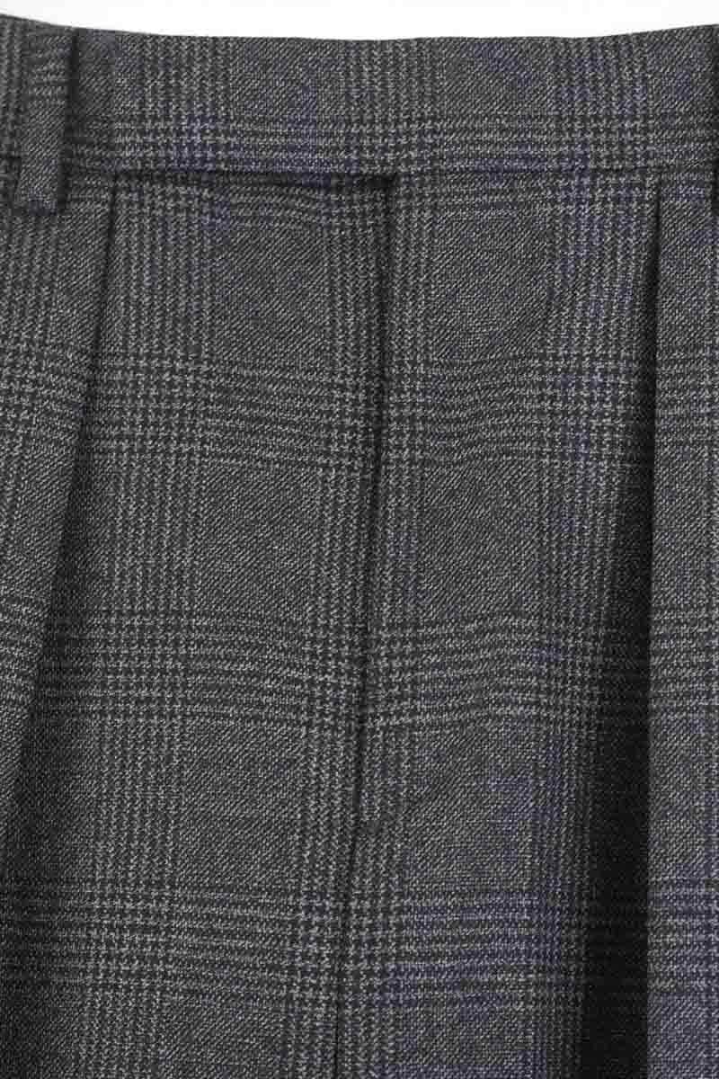 Pantalon large Celine Anthracite en Laine