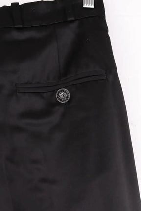 Pantalon large Chanel Noir en Soie