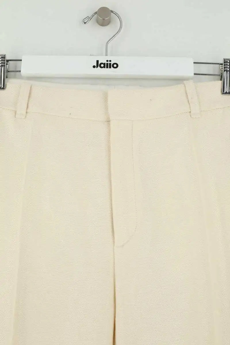 Pantalon large Chloé Ecru en Soie