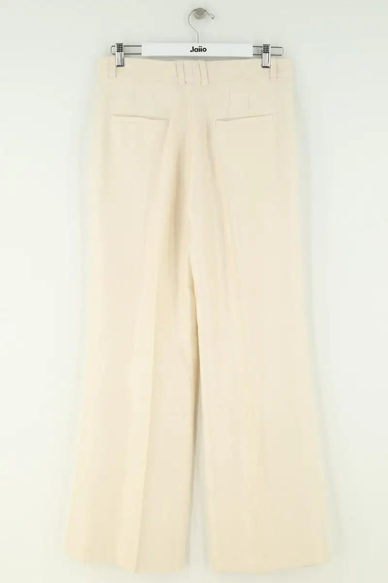 Pantalon large Chloé Ecru en Soie