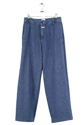 Pantalon large Closed Bleu en Coton, taille M - Seconde Main