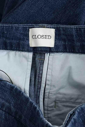 Pantalon large Closed Bleu en Coton
