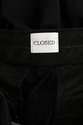 Pantalon large Closed Noir en Coton