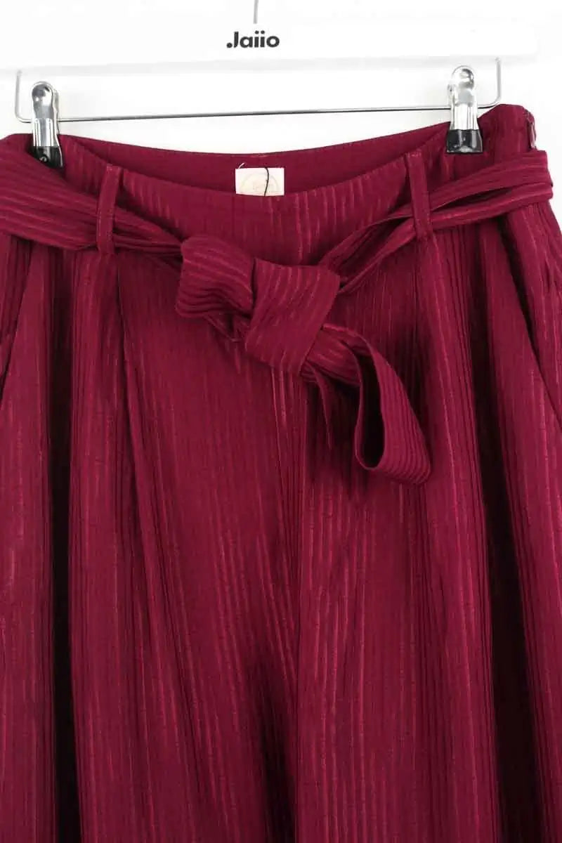 Pantalon large Des Petits Hauts Bordeaux en Viscose