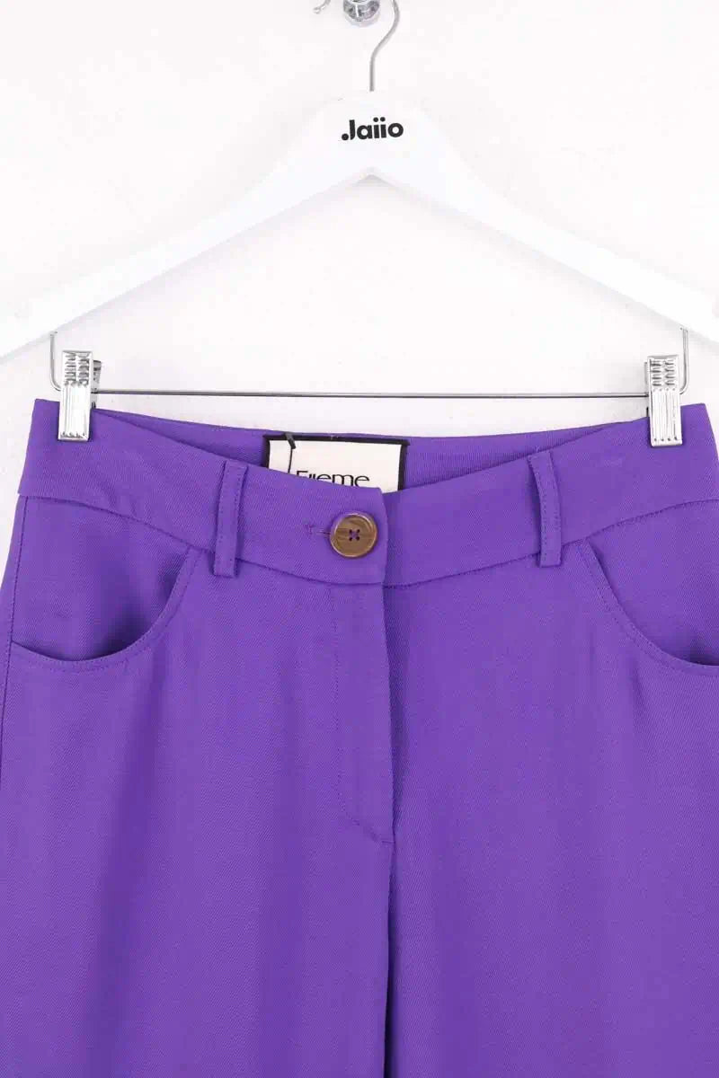 Pantalon large Elleme Violet en Viscose