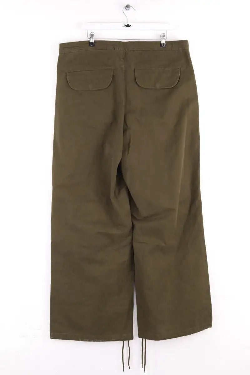 Pantalon large Entire studios Kaki en Coton