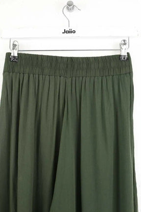 Pantalon large Farm Rio Kaki en Viscose