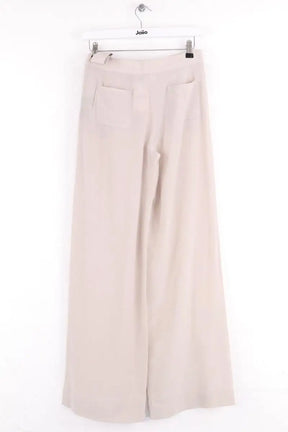 Pantalon large Fendi Beige en Soie