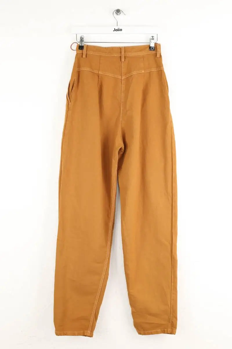 Pantalon large Forte_Forte Camel en Coton