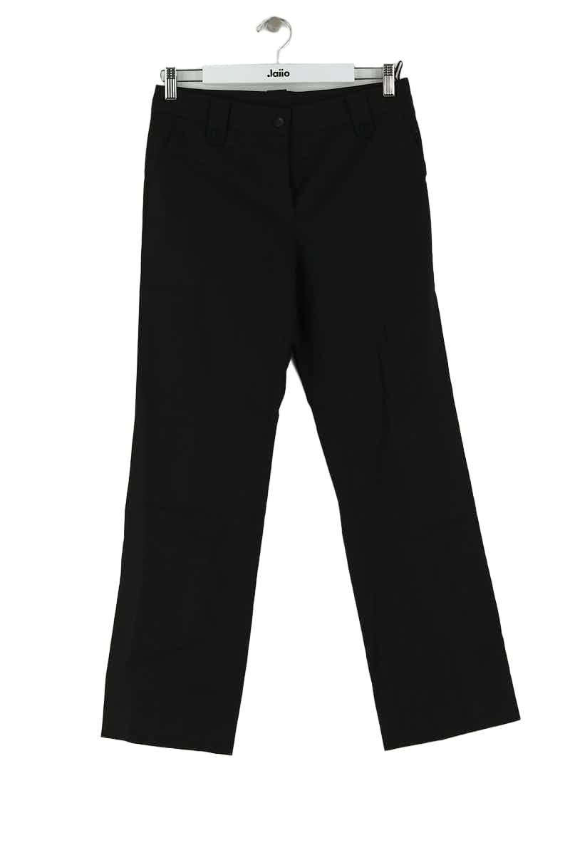 Pantalon large Gerard Darel Noir en Coton, taille M - Seconde Main