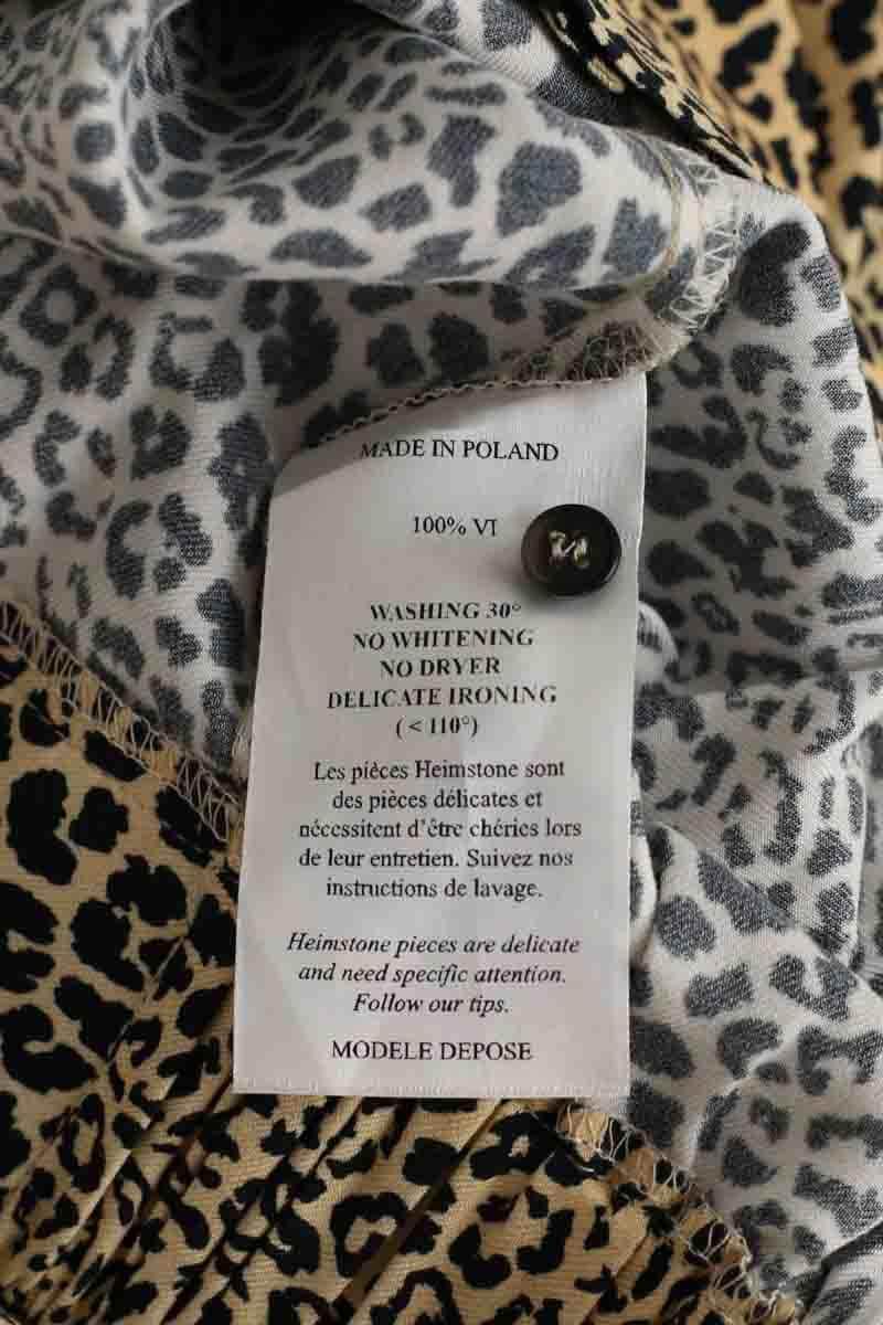Pantalon large Heimstone Beige en Viscose