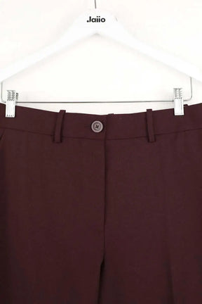Pantalon large Helmut Lang Bordeaux en Laine