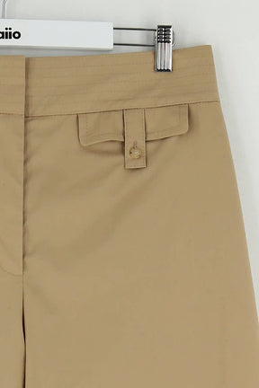 Pantalon large Hugo Boss Beige en Coton