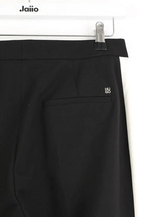 Pantalon large Hugo Boss Noir en Polyester