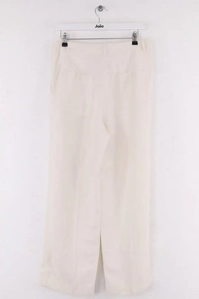 Pantalon large Icicle Blanc en Soie