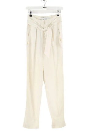 Pantalon large Iro Blanc en Coton, taille S - Seconde Main