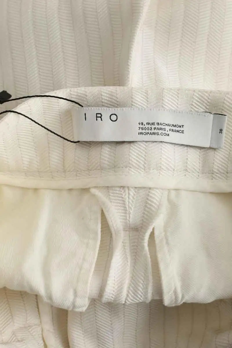 Pantalon large Iro Blanc en Coton