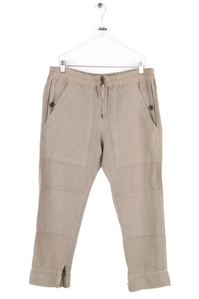 Pantalon large Isabel Marant Étoile Beige en Coton, taille XS - Seconde Main