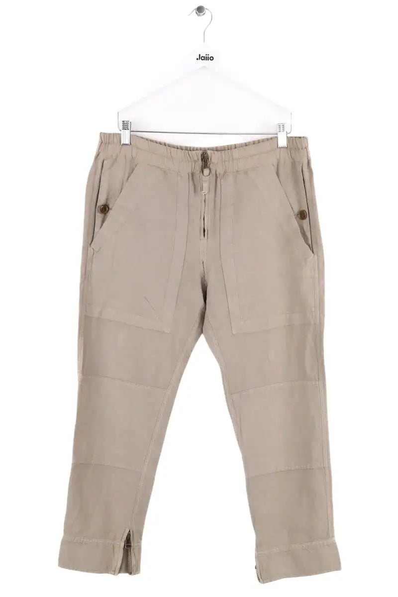 Pantalon large Isabel Marant Étoile Beige en Coton, taille XS - Seconde Main