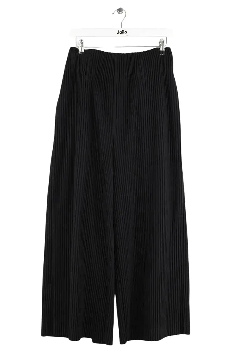 Pantalon large Issey Miyake Noir en Polyester, taille M - Seconde Main