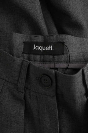 Pantalon large Jaquett Gris en Laine