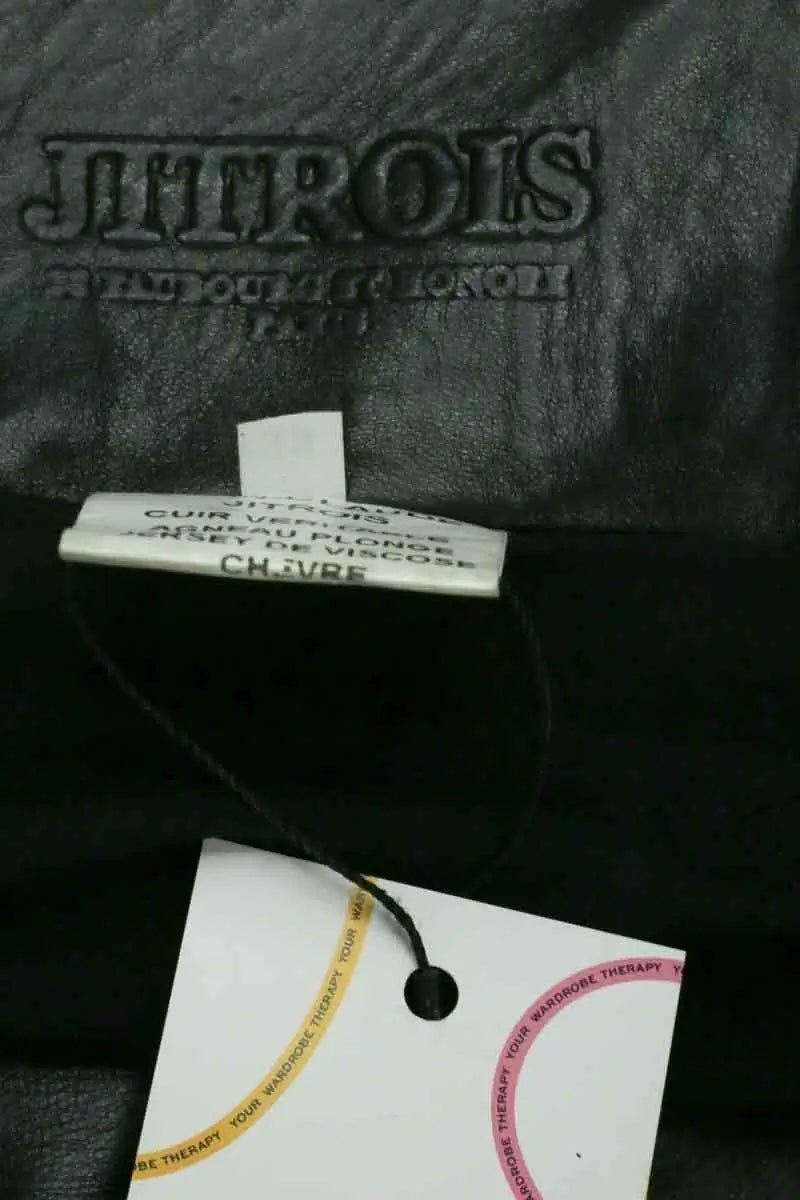 Pantalon large Jitrois Noir en Viscose