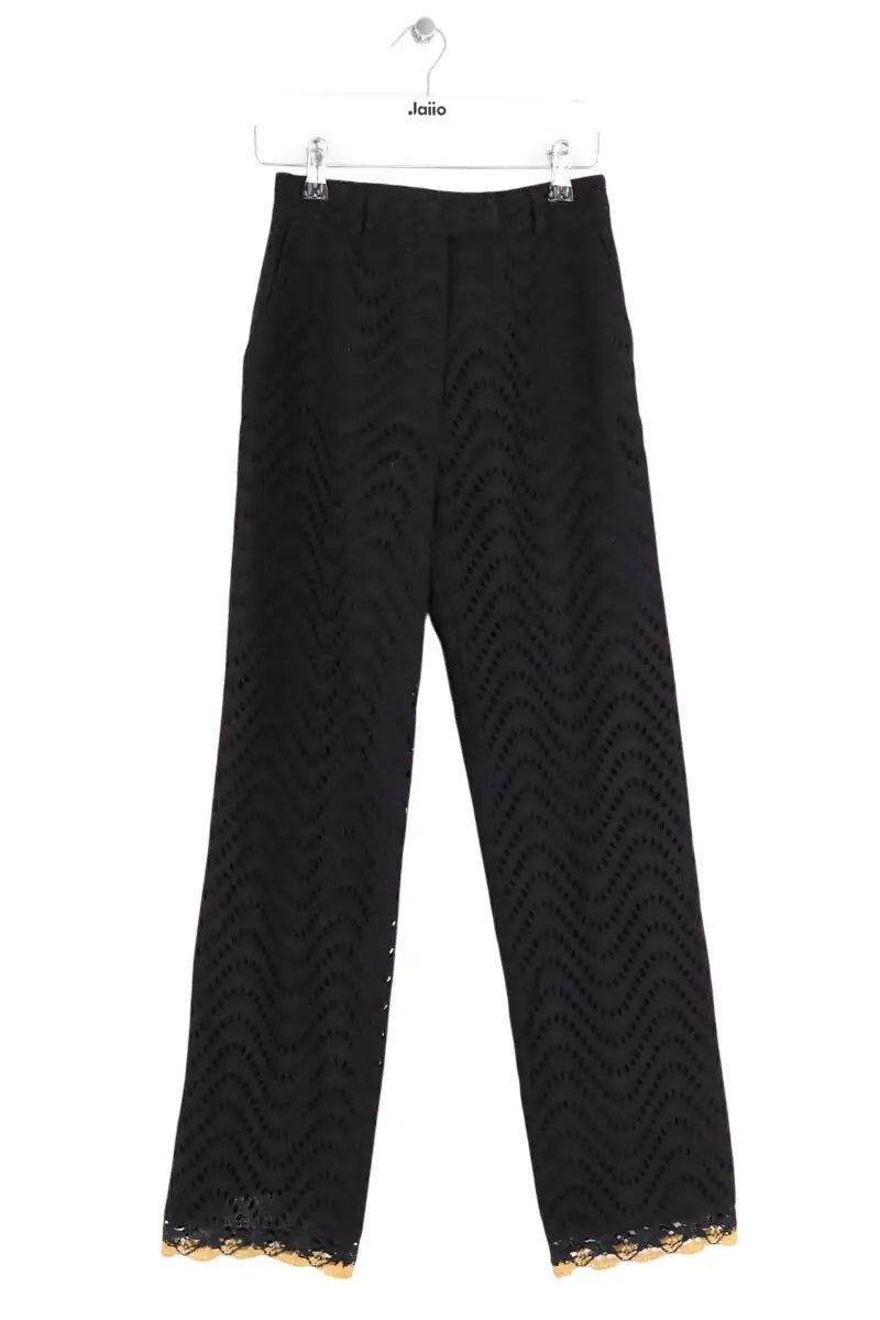 Pantalon large Jour/Né Noir en Coton, taille XS - Seconde Main